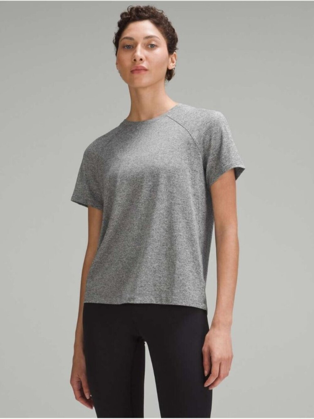 Lululemon License to Train Classic-Fit T-Shirt Heathered Black